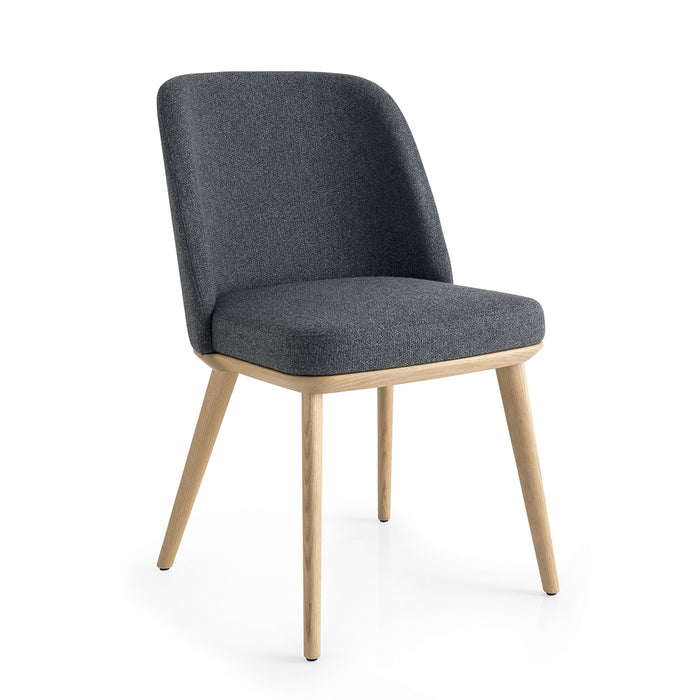silla foyer base de madera