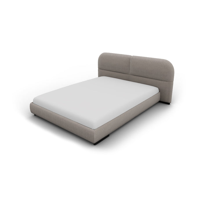 cama kilian round queen size con aro al suelo