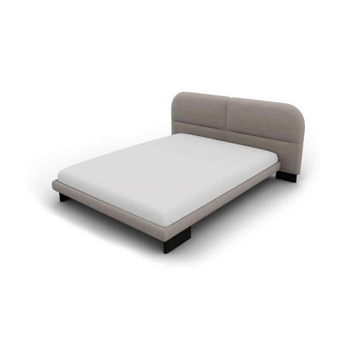 cama kilian round queen size con aro suspendido