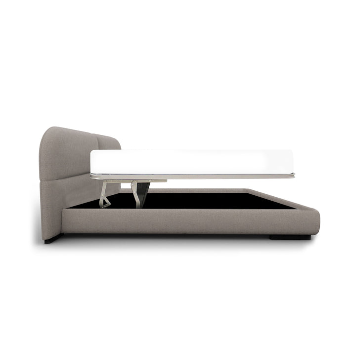 cama kilian round king size con aro al suelo y mecanismo paralelo