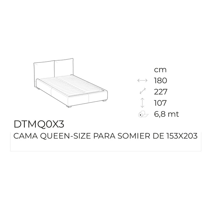 cama magenta queen size