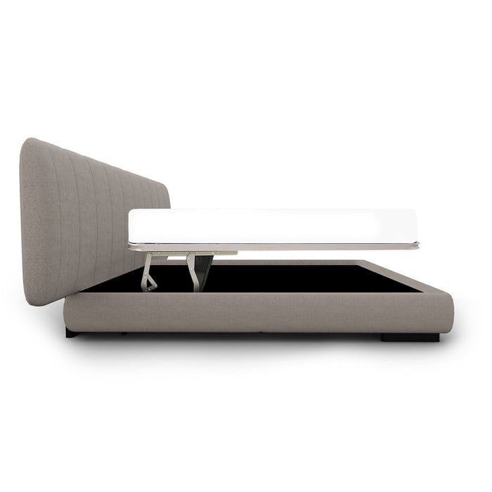 cama kilian king size large con aro al suelo y mecanismo paralelo