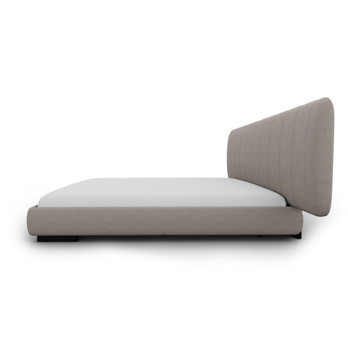 cama kilian queen size large con aro al suelo y mecanismo de compás