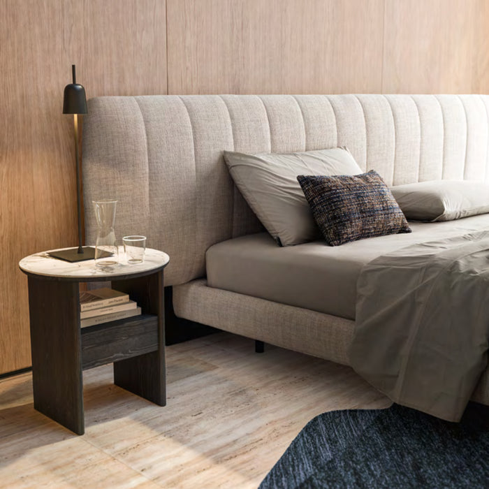 cama kilian king size con aro al suelo