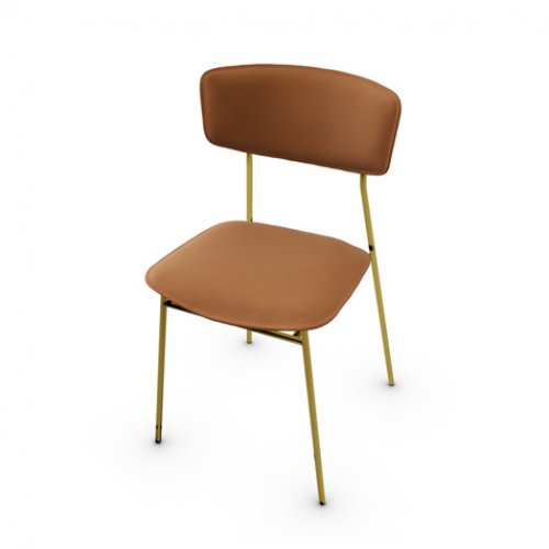 variant silla fifties de cuero