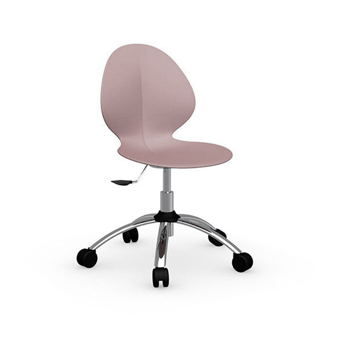 silla basil cromada con ruedas