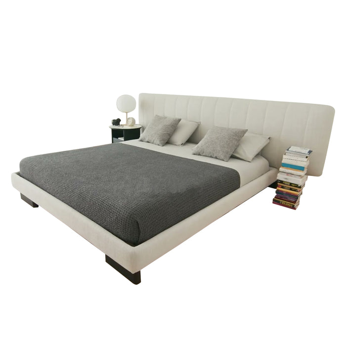 cama king size kilian large con aro al suelo