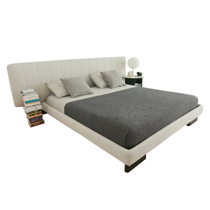 cama king size kilian large con aro al suelo