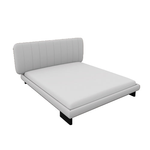 cama kilian queen size con aro al suelo y mecanismo de compás