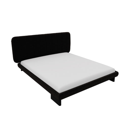 cama kilian queen size con aro al suelo y mecanismo de compás