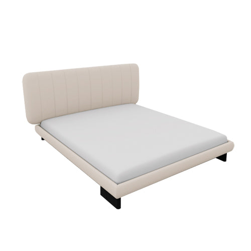cama kilian queen size con aro al suelo