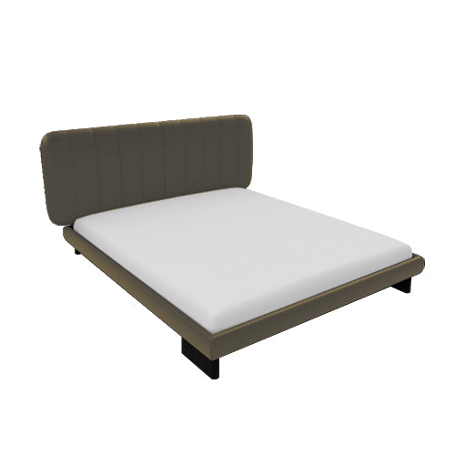cama kilian queen size con aro al suelo