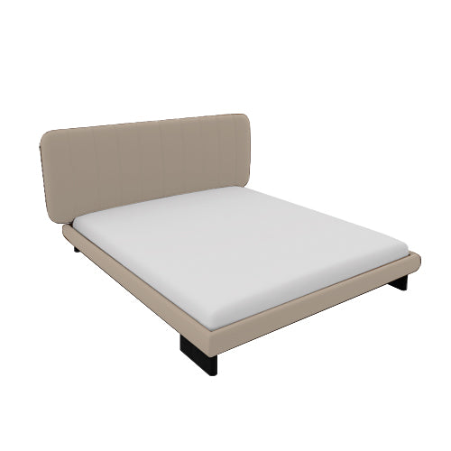 cama kilian queen size con aro al suelo