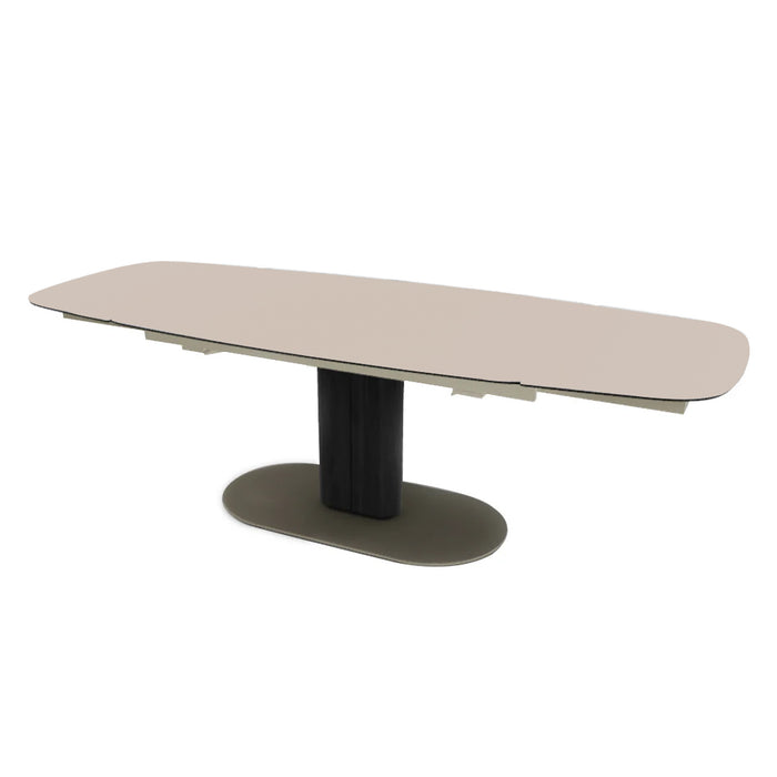 mesa extensible cameo base de madera 165 cm