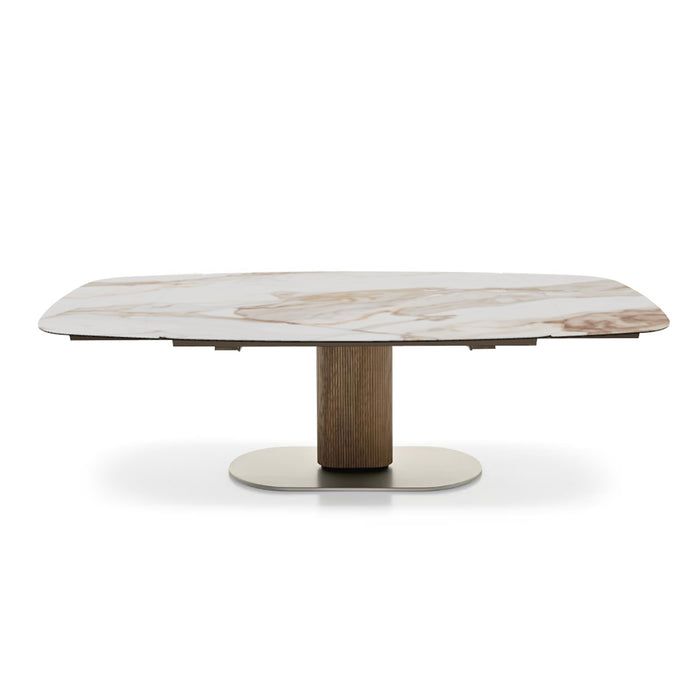 mesa extensible cameo base de madera 200 cm