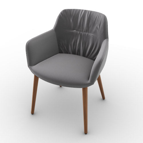 silla cocoon soft de madera