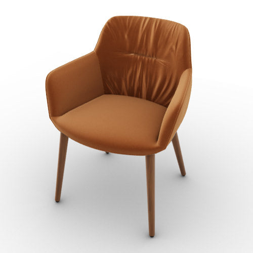 silla cocoon soft de madera