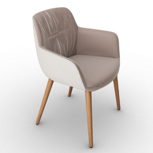 silla cocoon mix de madera