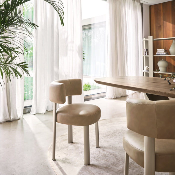 silla glen de metal