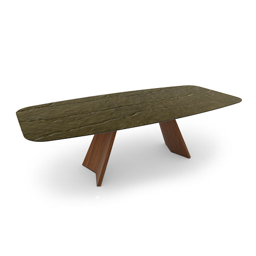 mesa fija icaro de cristal nilo bronze 250 cm