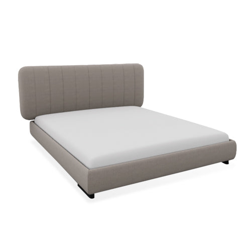 cama queen size kilian con aro al suelo