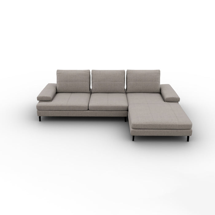 landa lateral 3 plazas, chaise longue derecho