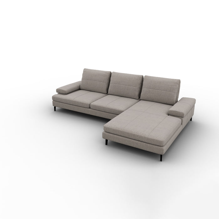 landa lateral 3 plazas, chaise longue derecho