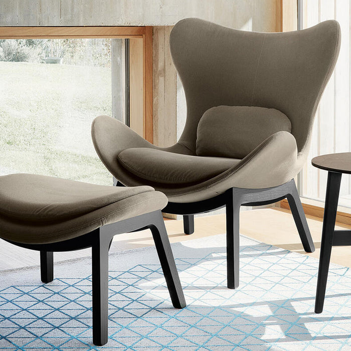 sillón de madera lazy