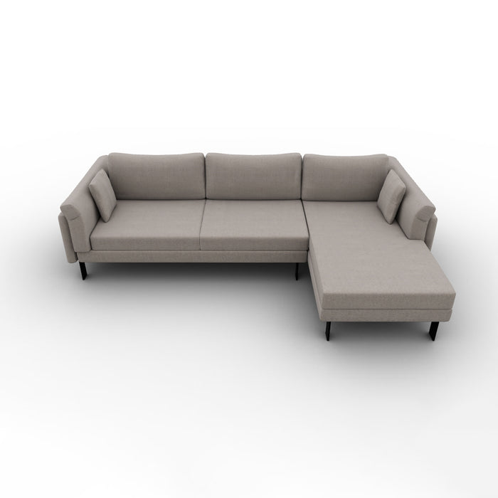 meridien lateral 3 plazas con chaise longue derecho