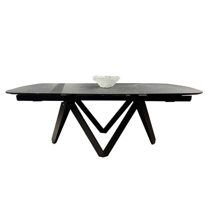 mesa cartesio de madera rounded 250 cm