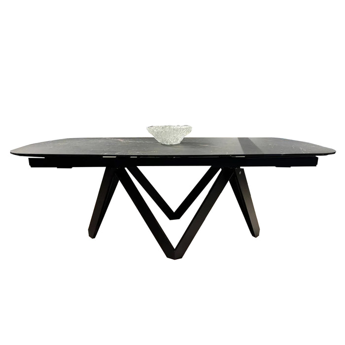 mesa cartesio de madera rounded 250 cm