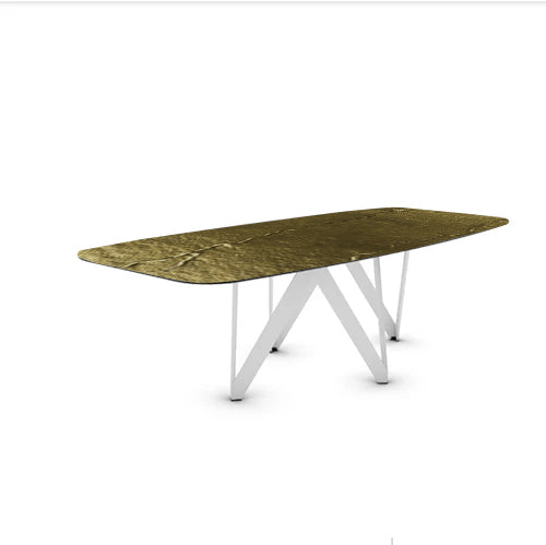 mesa cartesio ovalada 200 cm