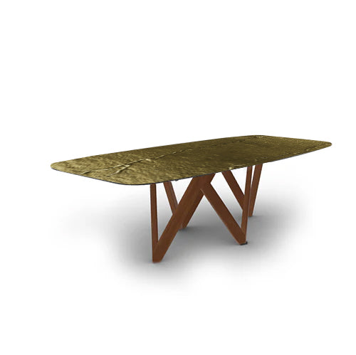 mesa cartesio ovalada 200 cm