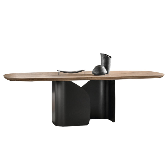 mesa twins fija con borde redondeado FSW 200