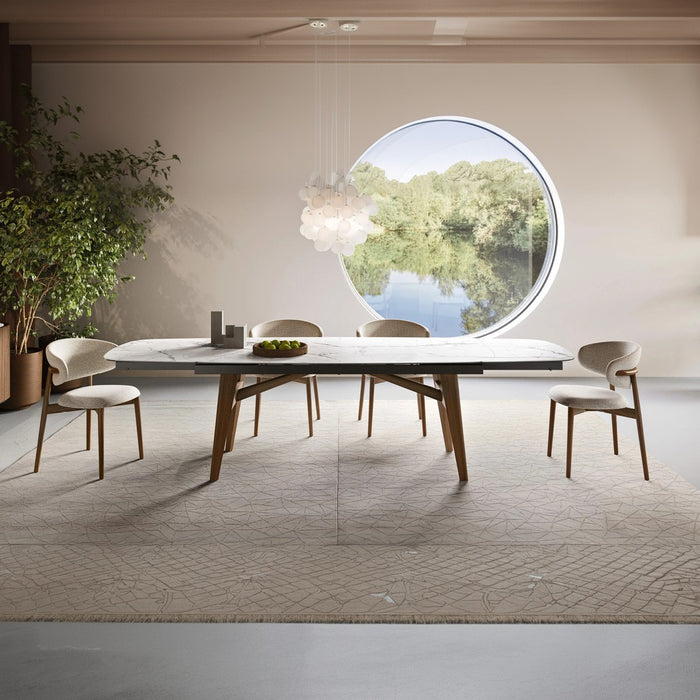 mesa de comedor ovalada abrey