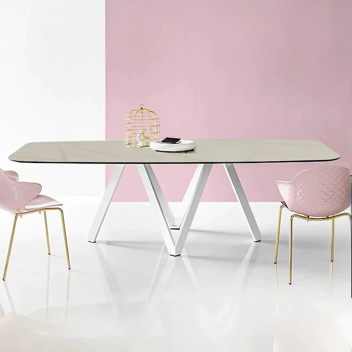 mesa cartesio ovalada 300 cm
