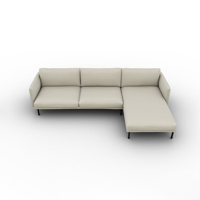 mies lateral 2 plazas con chaise longue MAXI derecho