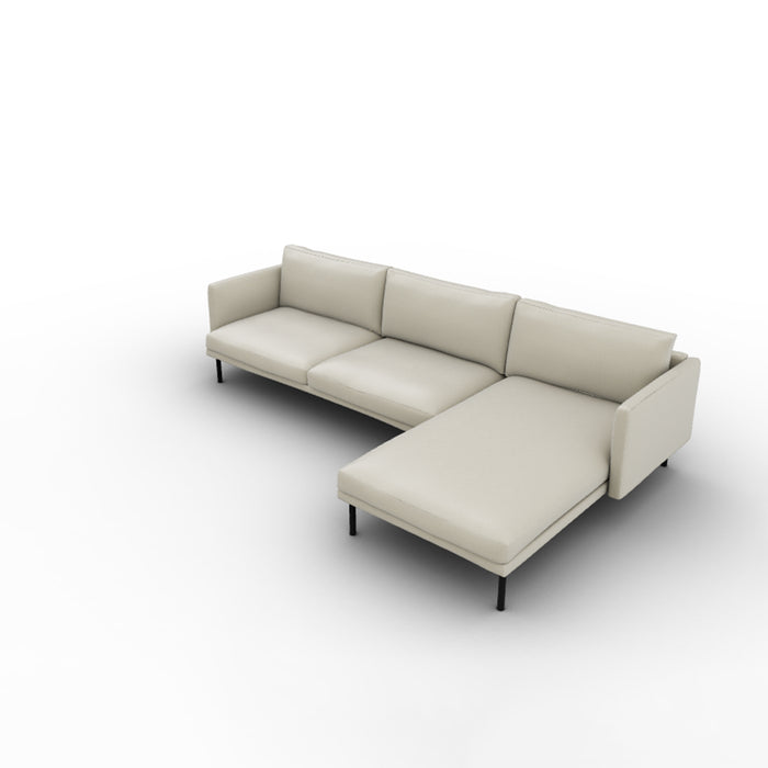 mies lateral 2 plazas con chaise longue MAXI derecho