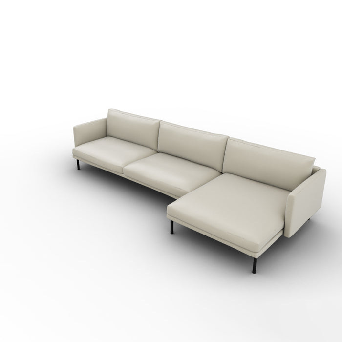 mies lateral 2 plazas MAXI con chaise longue EXTRA derecho