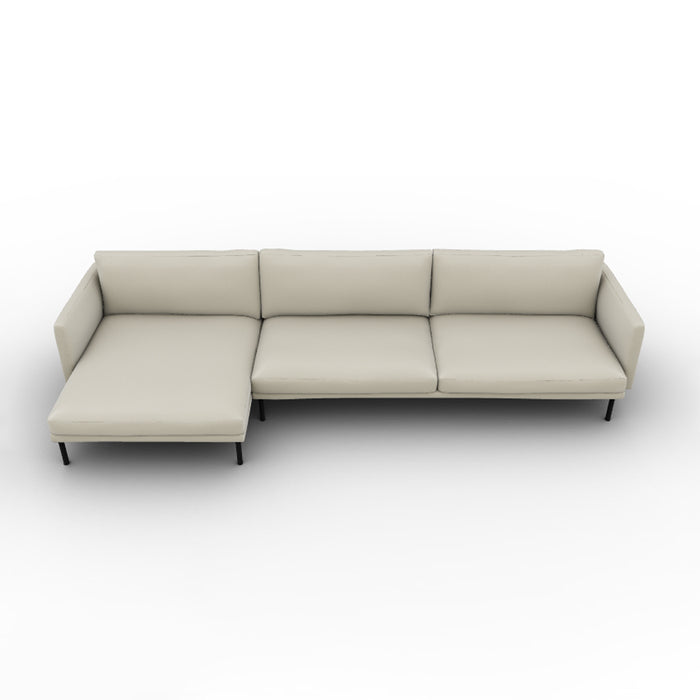 mies lateral 2 plazas MAXI con chaise longue EXTRA izquierdo