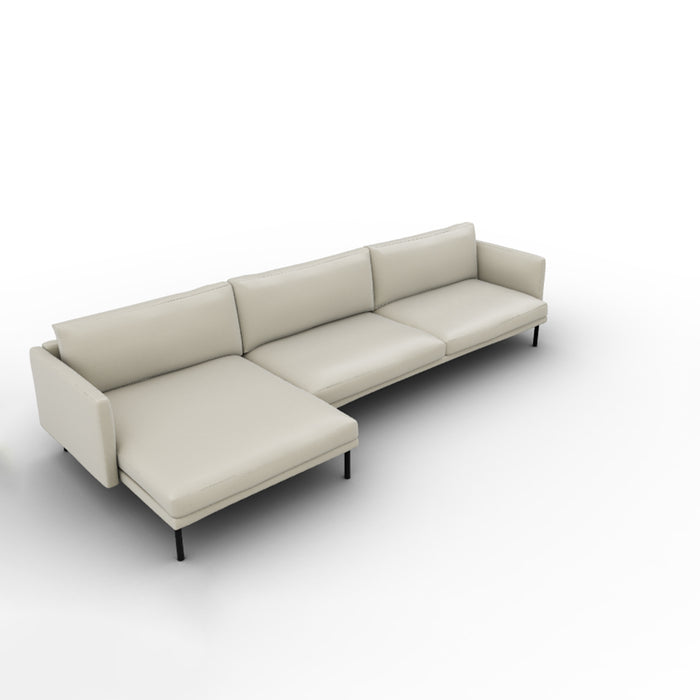 mies lateral 2 plazas MAXI con chaise longue EXTRA izquierdo