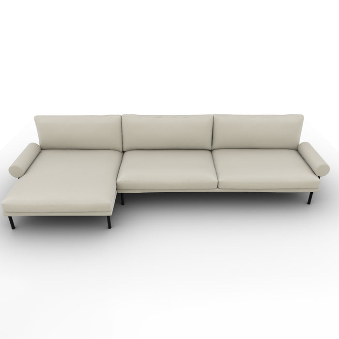 mies roll lateral 2 plazas MAXI con chaise longue EXTRA izquierdo