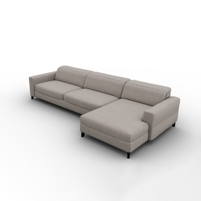 norma lateral 3 plazas con 1 relax y chaise longue derecho