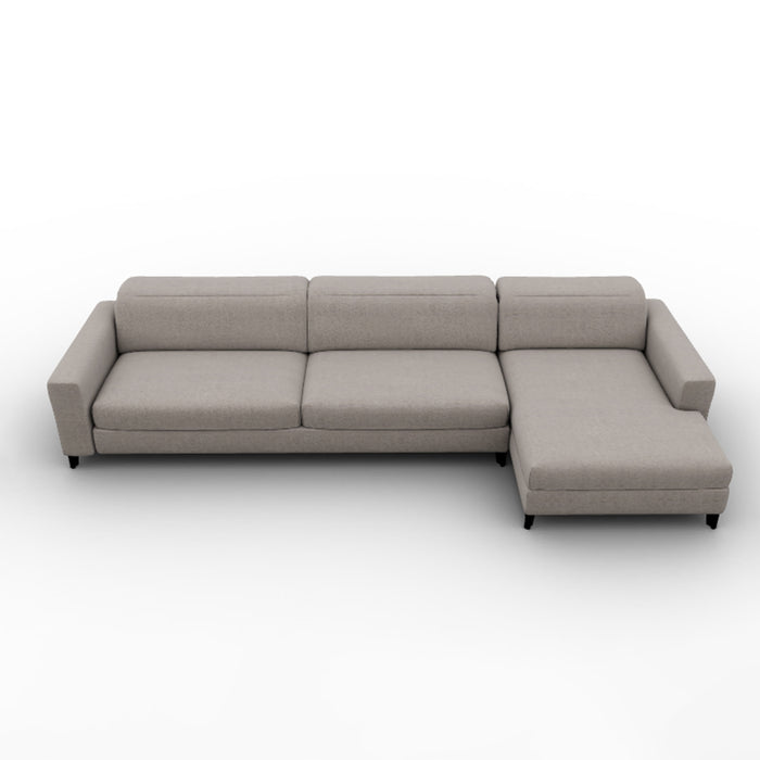 norma lateral 3 plazas MAXI con 1 relax y chaise longue derecho