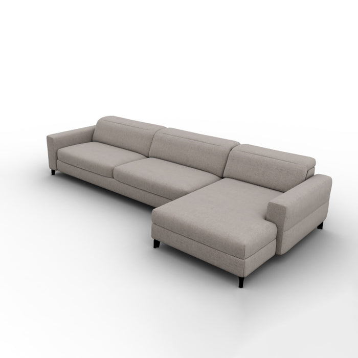 norma lateral 3 plazas MAXI con 1 relax y chaise longue derecho