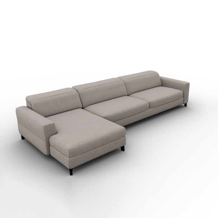 norma lateral 3 plazas MAXI con 1 relax y chaise longue izquierdo