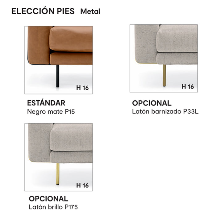 rod lateral 3 plazas con chaise longue derecho