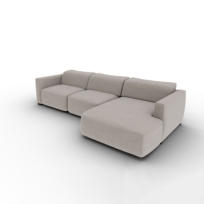 wave lateral 3 plazas con 2 relax y chaise longue derecho