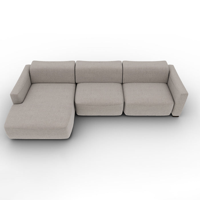 wave lateral 3 plazas MAXI con 2 relax y chaise longue MAXI izquierdo