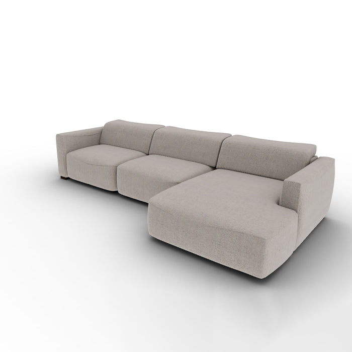 wave lateral 3 plazas MAXI con chaise longue MAXI derecho